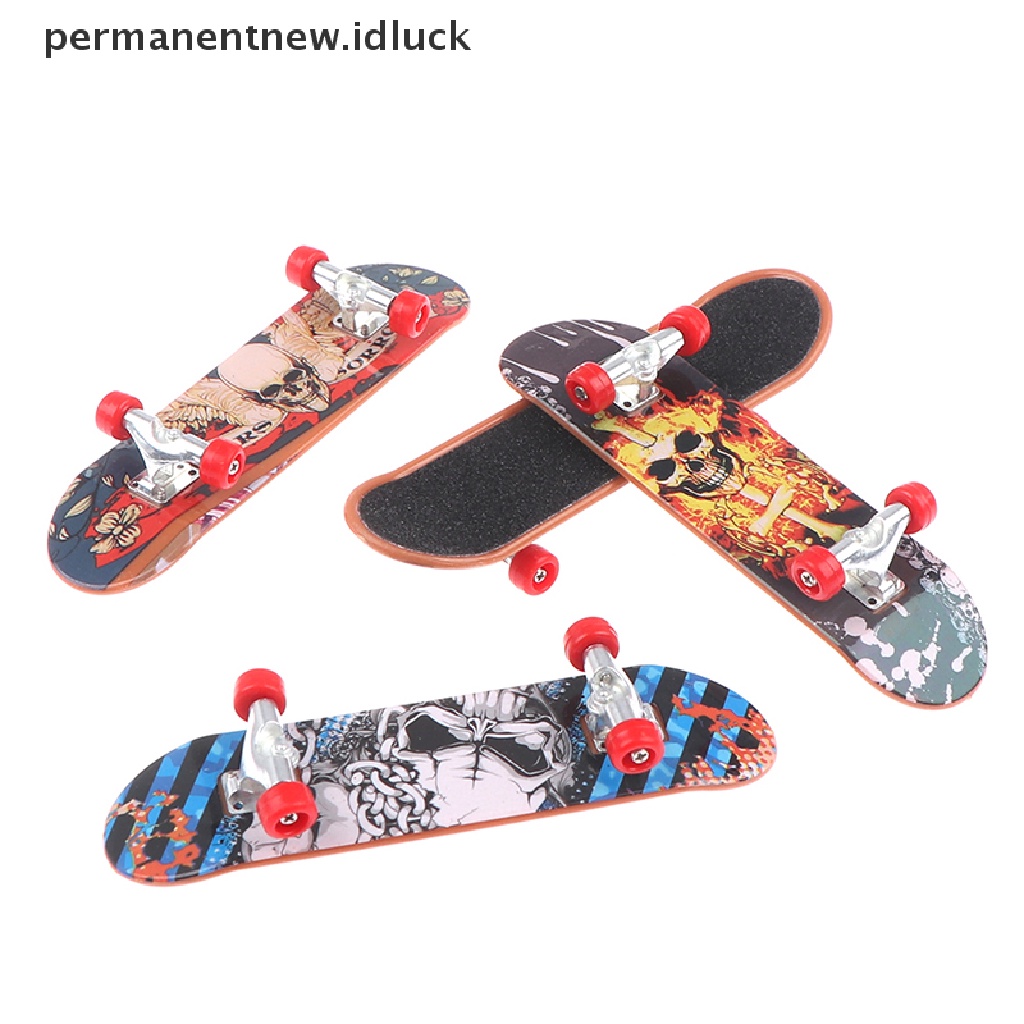 Mainan Skateboard Jari Mini Bahan Plastik