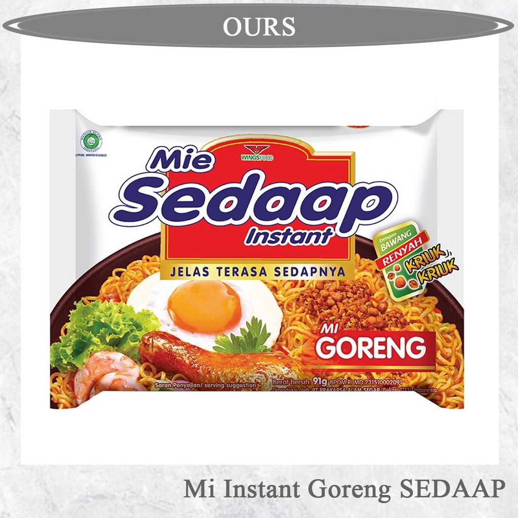 

Mie Sedaap Rasa bawang renyah 90g