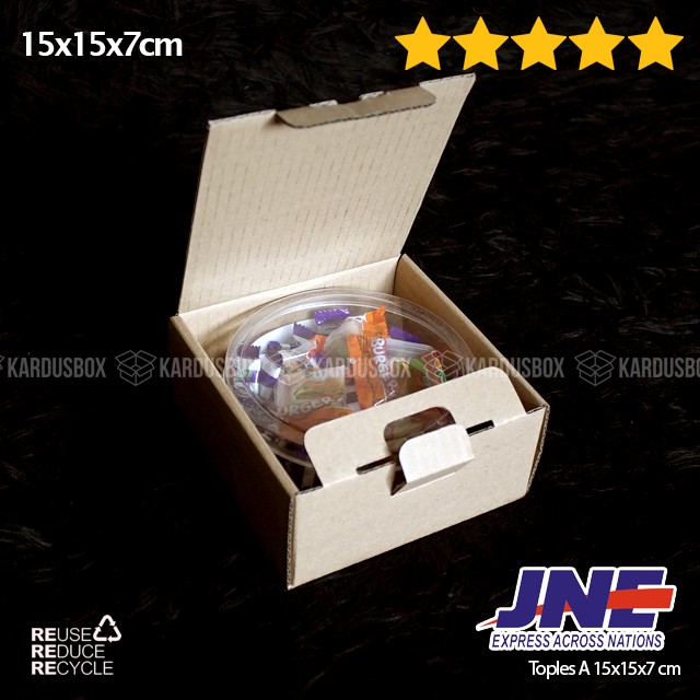 

10pcs Kardus Box Diecut [15x15x7cm]