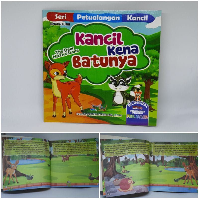 Paket 10 Buku Cerita Anak Seri Pertualangan Kancil (Sdo)