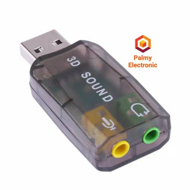 USB Soundcard 3D Sound 5.1 CH Audio Adapter Plug&amp;Play