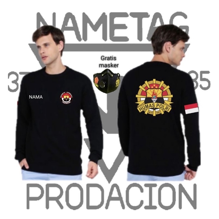 Kaos Humas Polri Lengan Panjang Terbaru