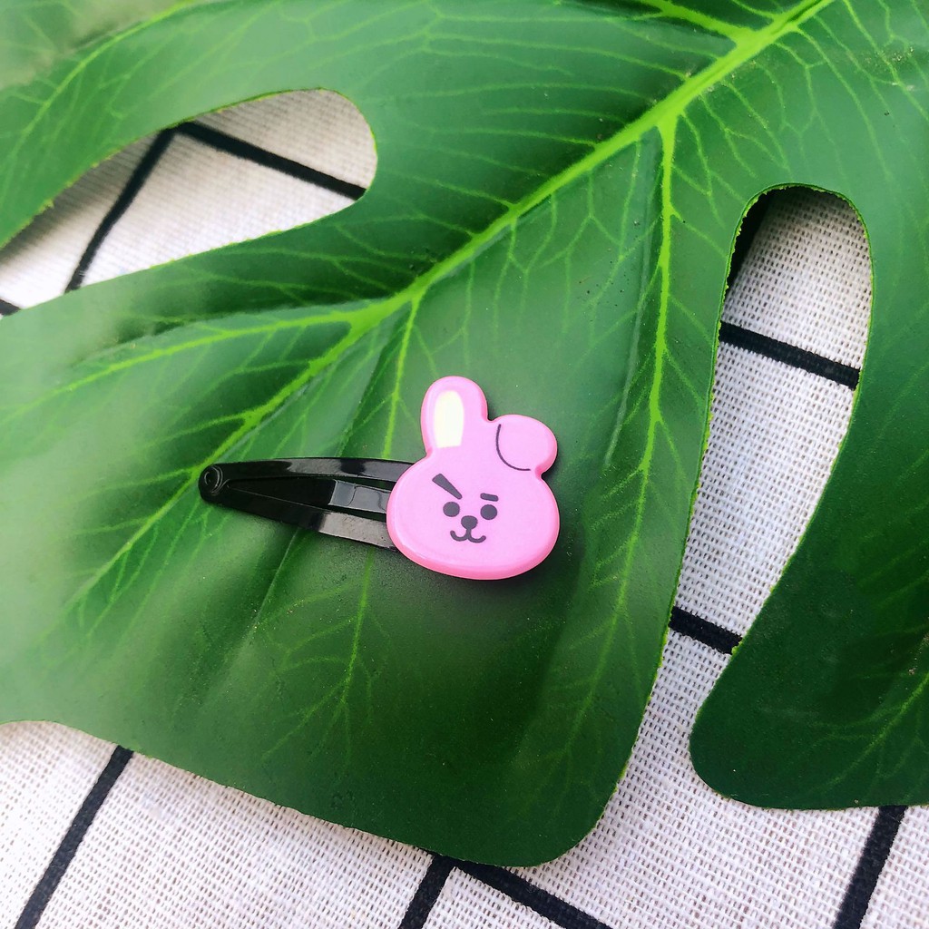 BTHP [READY INDO] jepitan BT21 BTS jepit klip rambut hair pin hairpin simple bangtan kartun