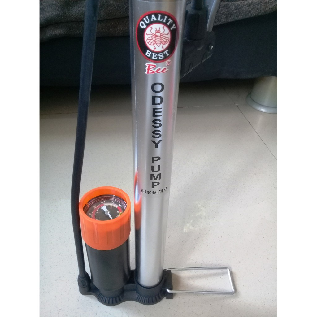 Pompa Sepeda Motor Bola Alum Floor Odessy Pump - Bee