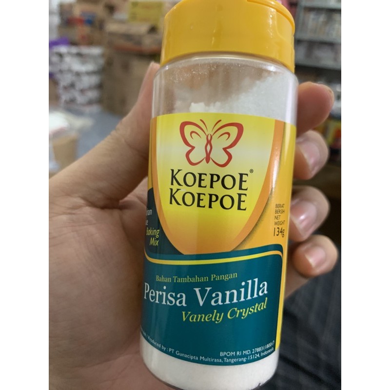 

kupu koepoe vanilla 134gr vanely vanili crystal vanilli