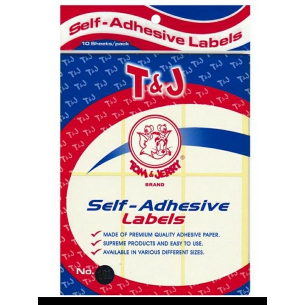 

STICKER TOM & JERRY 101 LABEL T&J 101