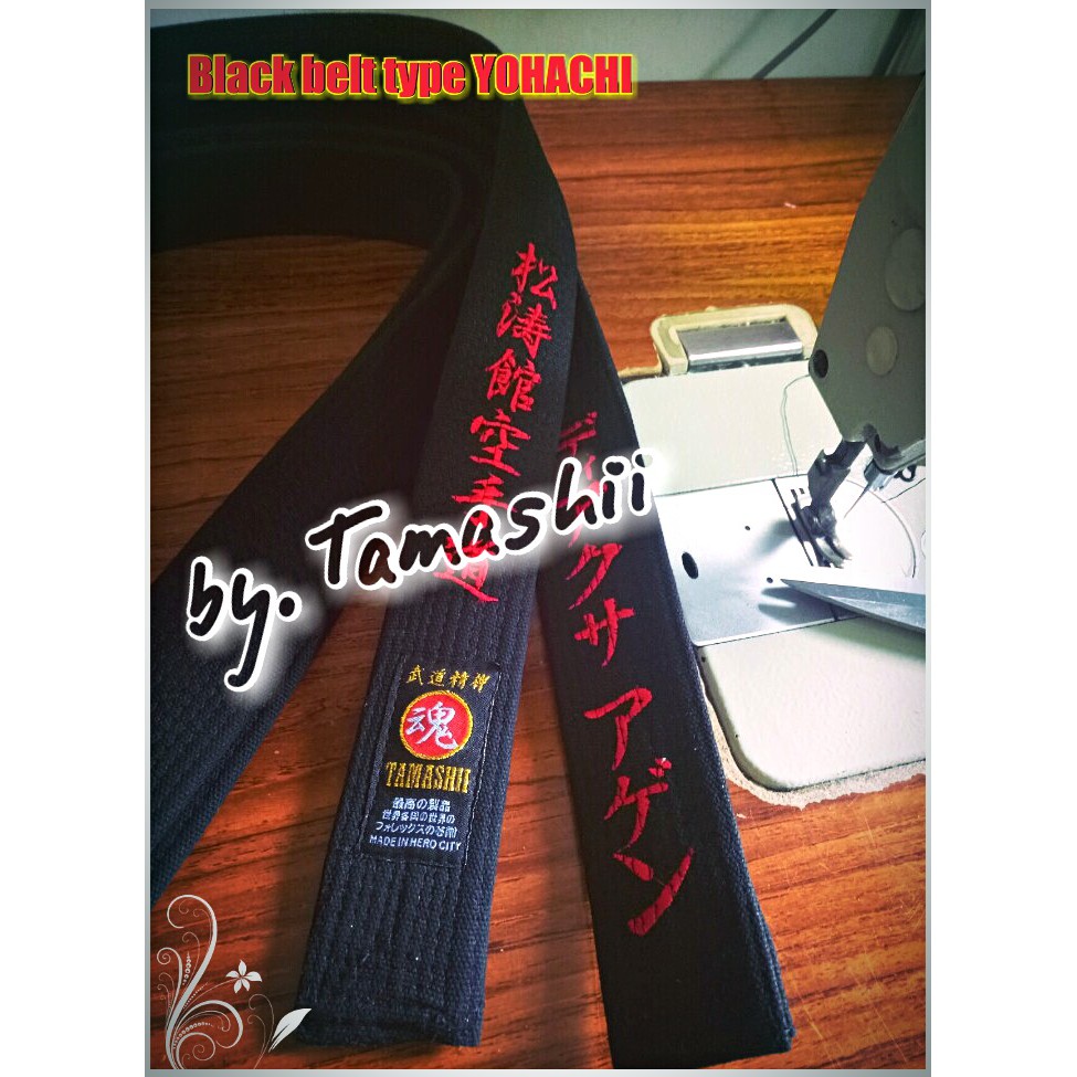 Sabuk Hitam Beladiri/Black Belt untuk karate,jujitsu,Aikido,dll