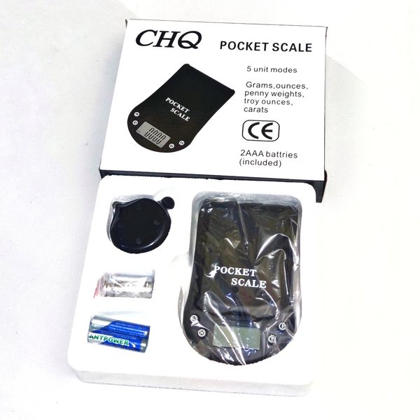 CHQ Pocket Scale Timbangan Emas Batu Digital 200gr