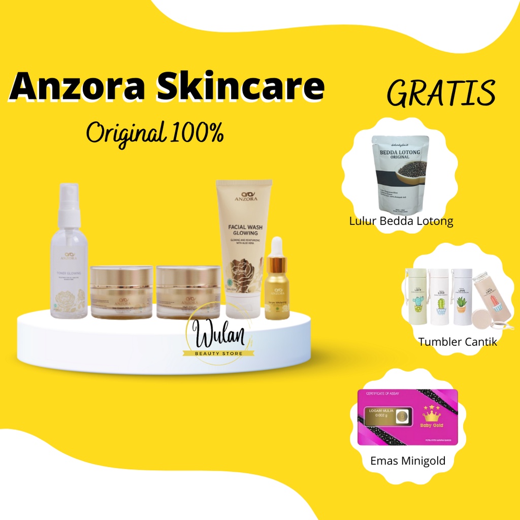 Anzora Skincare Pemutih Wajah Anzora Skincare Original Anzora Skincare Glowing