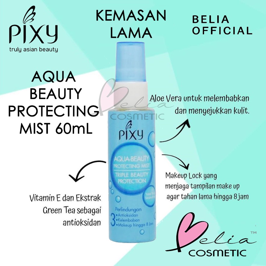 ❤ BELIA ❤  PIXY Aqua Beauty Protecting Mist 60mL ( face mist ) | Shield Body &amp; Hair Mist 100mL