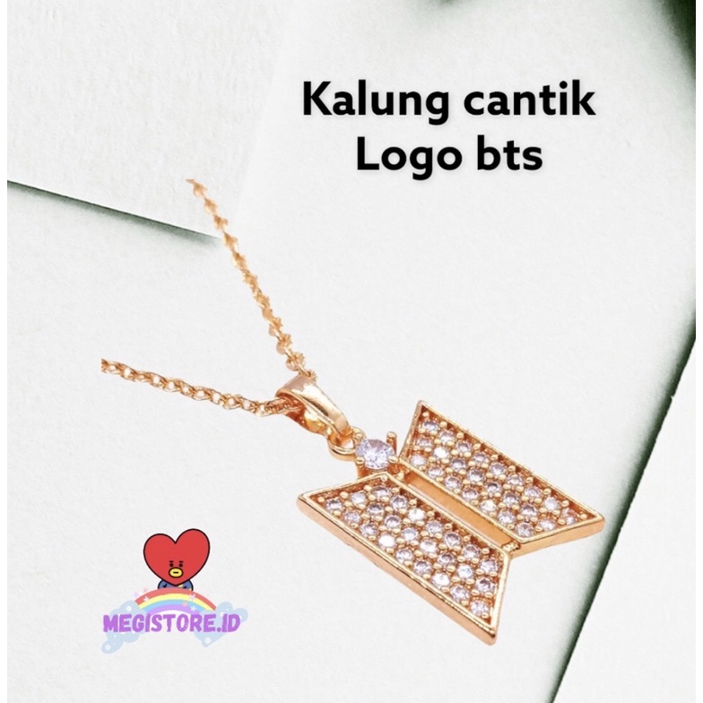 KALUNG (LAPIS EMAS) LOGO BTS MURAH XUPING (FREE GIFT)