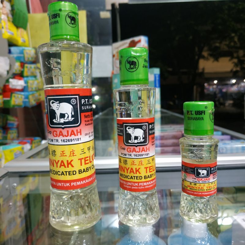 Minyak Telon Cap &quot;GAJAH&quot; 30ml, 60ml, 120ml, 180ml