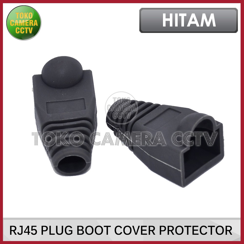 RJ45 PLUG BOOT COVER PROTECTOR CAT 5/CAT6 HITAM