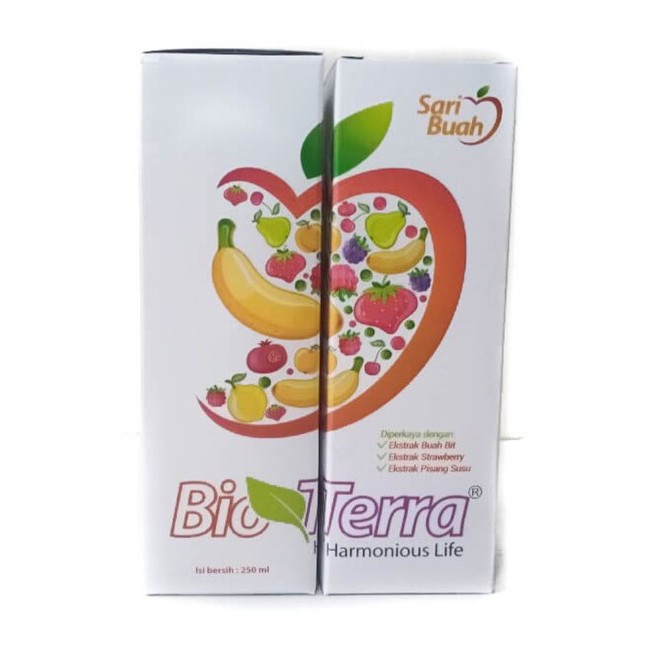 Bioterra Sari Buah Herbal Probiotik Bio Terra Sari Buah Harmonious Life Shopee Indonesia