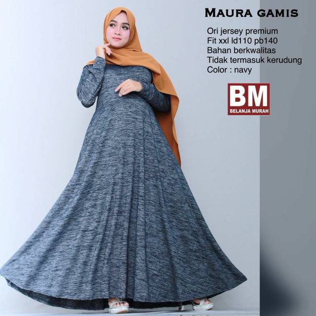 Gamis Maura Maxi Dress Jersey Premium
