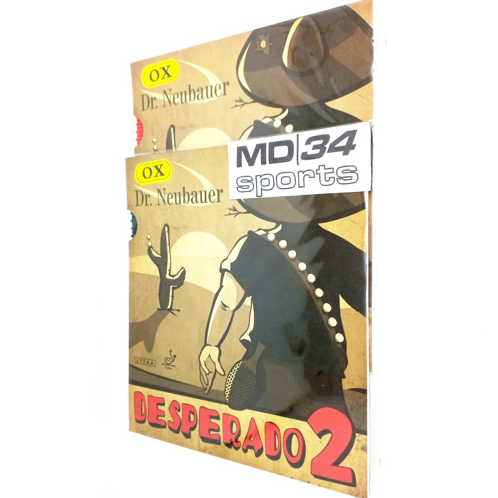 KARET Dr. NEUBAUER DESPERADO 2 - Karet bintik tahan / Karet / Rubber / Bet pingpong murah