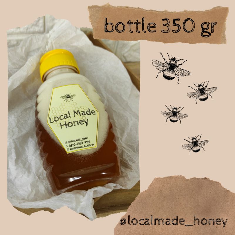 

RAW HONEY / MADU MENTAH 350gr