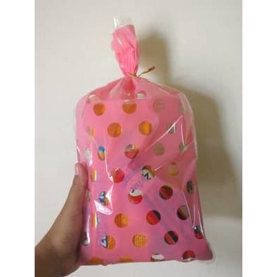 

HOT DEAL PLASTIK SOUVENIR POLKADOT / PLASTIK KADO POLKADOT !!!!!