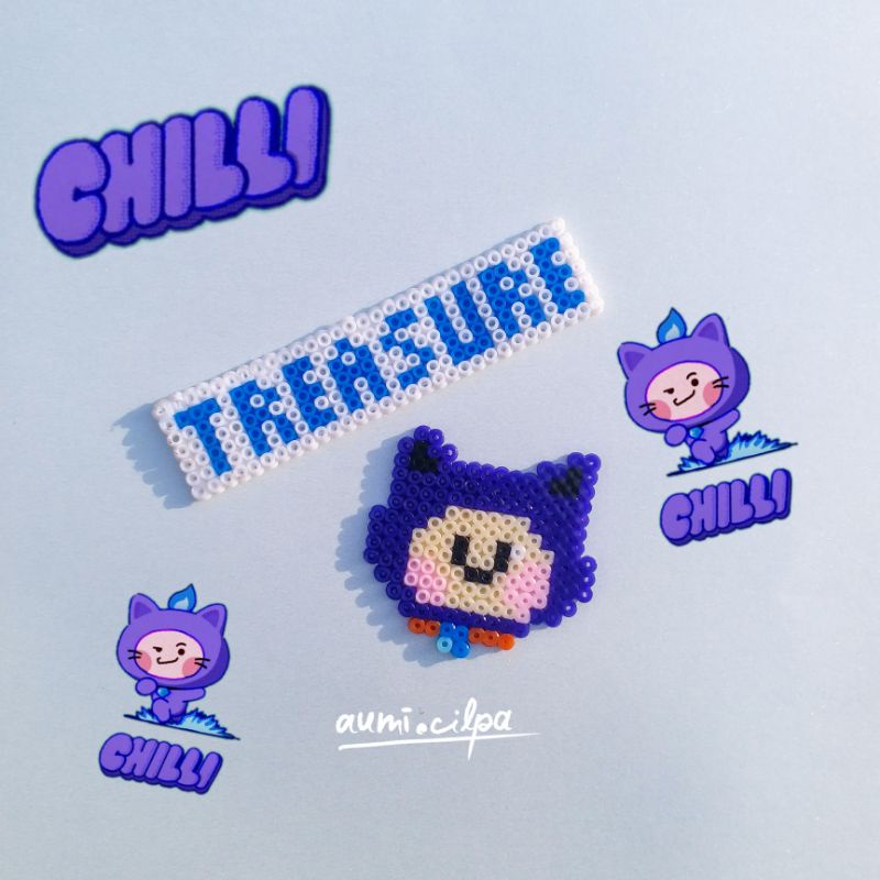 Keychan Ganci phonestrap Truz from Treasure | Ganci Truz gantungan kunci | hama beads perler beads g
