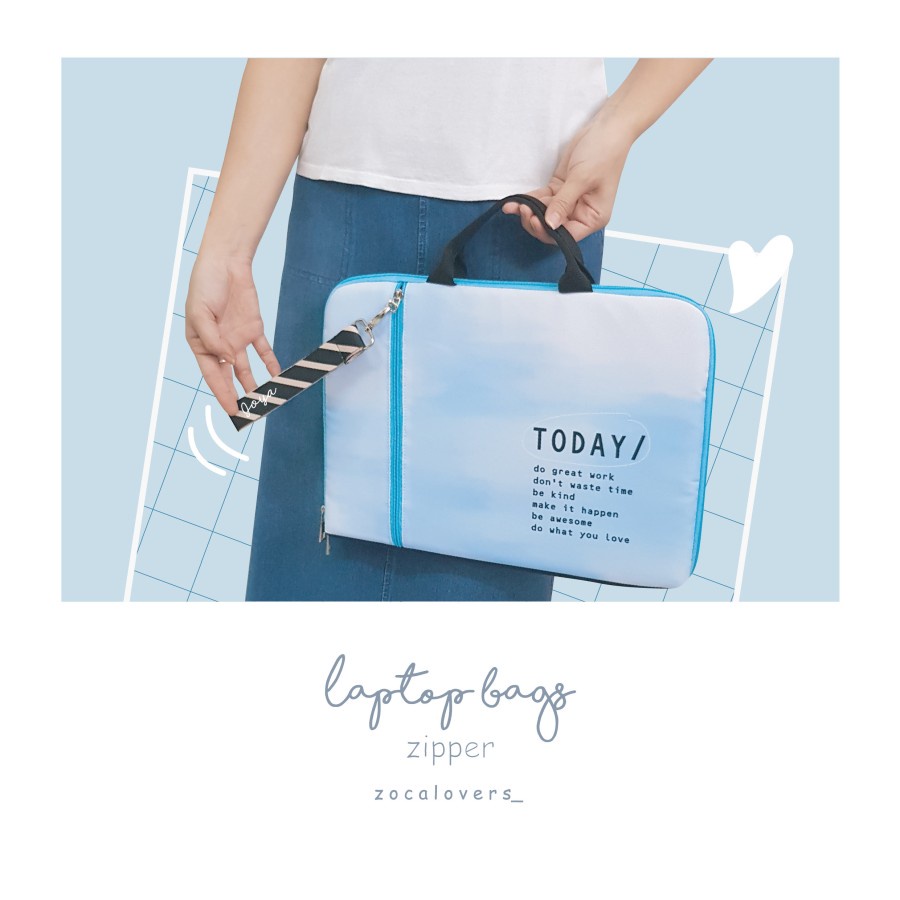 TAS LAPTOP JINJING ZIPPER01 -14" (CUSTOM NAMA)