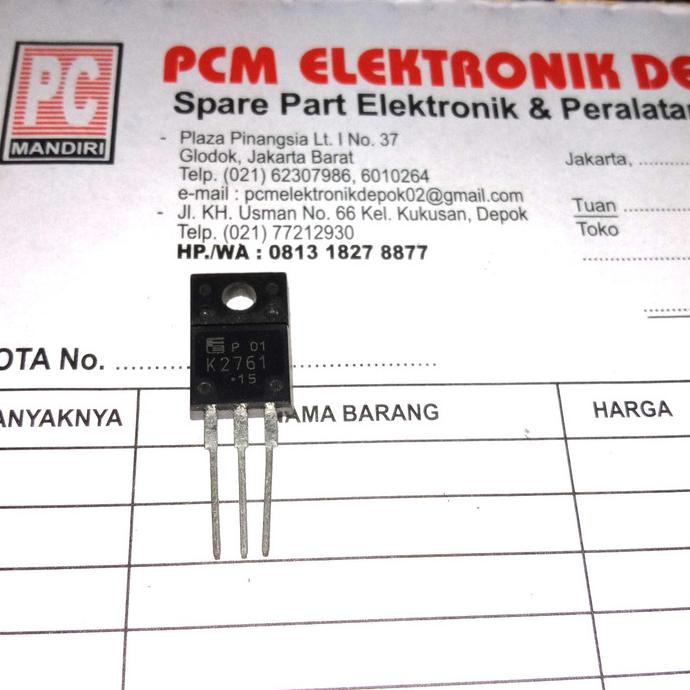 K2761 2Sk2761 K 2761 2Sk Sk2761 Original Transistor To220 To-220 Pcmelebik54 Ayo Order