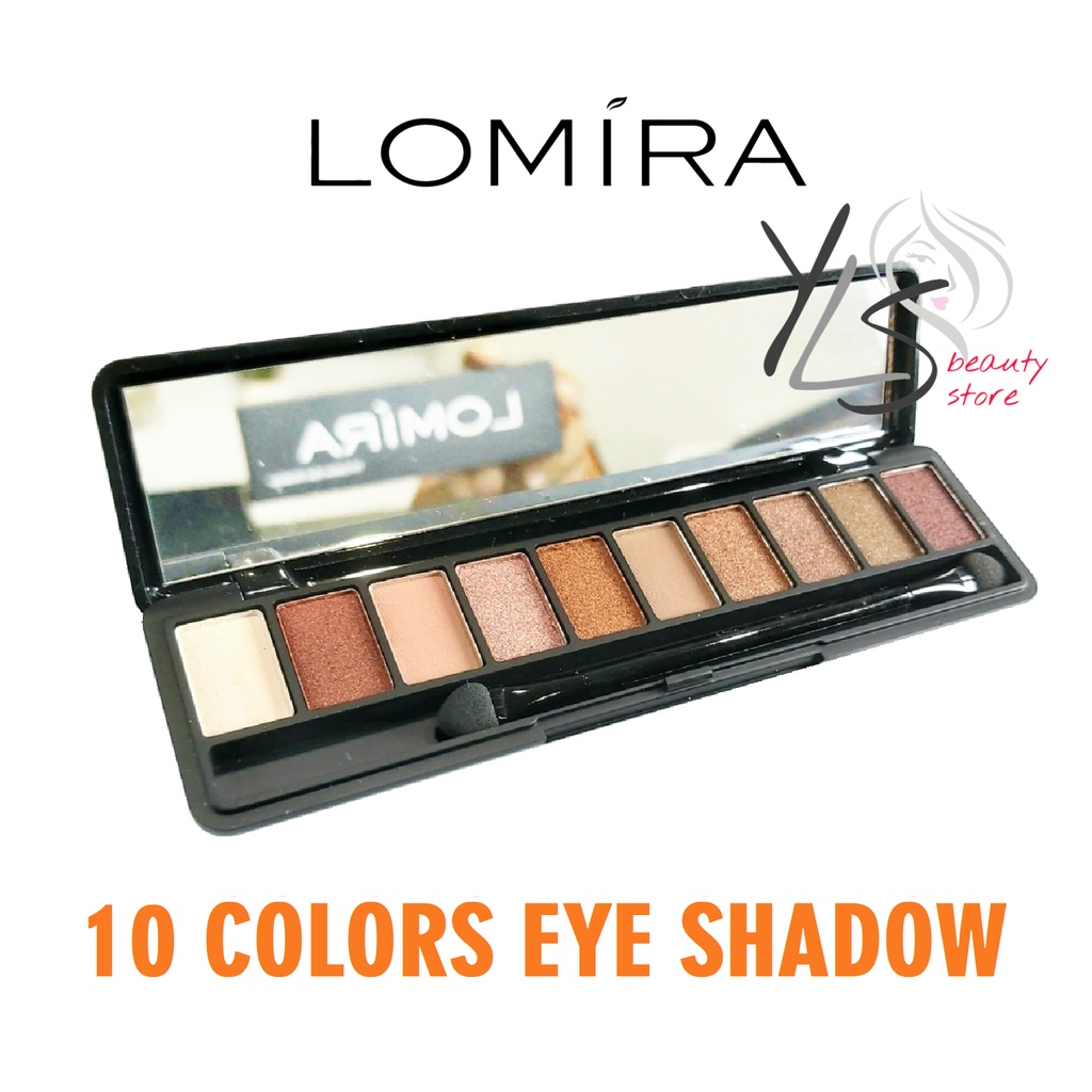 LOMIRA EYESHADOW 10 WARNA - TERDAFTAR BPOM - EYESHADOW LOMIRA - EYE SHADOW MURAH