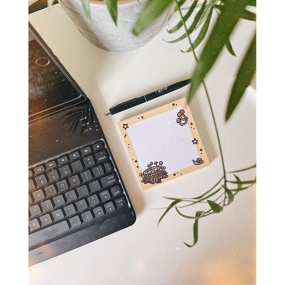 

Mushroom Forest jamur dihutan Memo Pad / Notepad / sticky Notes