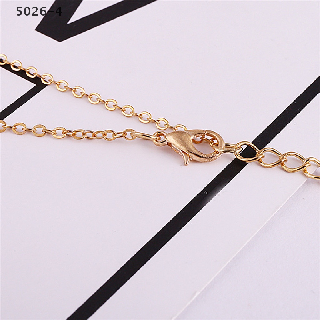 5026-4 Fashion Gold Plated Jewelry Set Rhinestone Flower Pendant Necklace Earrings Jewelry Set 5026-4