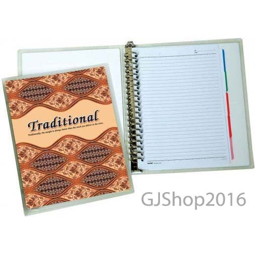 

Binder Note A5 JOYKO 20ring Buku File Termasuk Divider