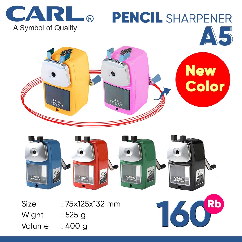

Carl Sharpener / Rautan Angel 5 WARNA TERBARU