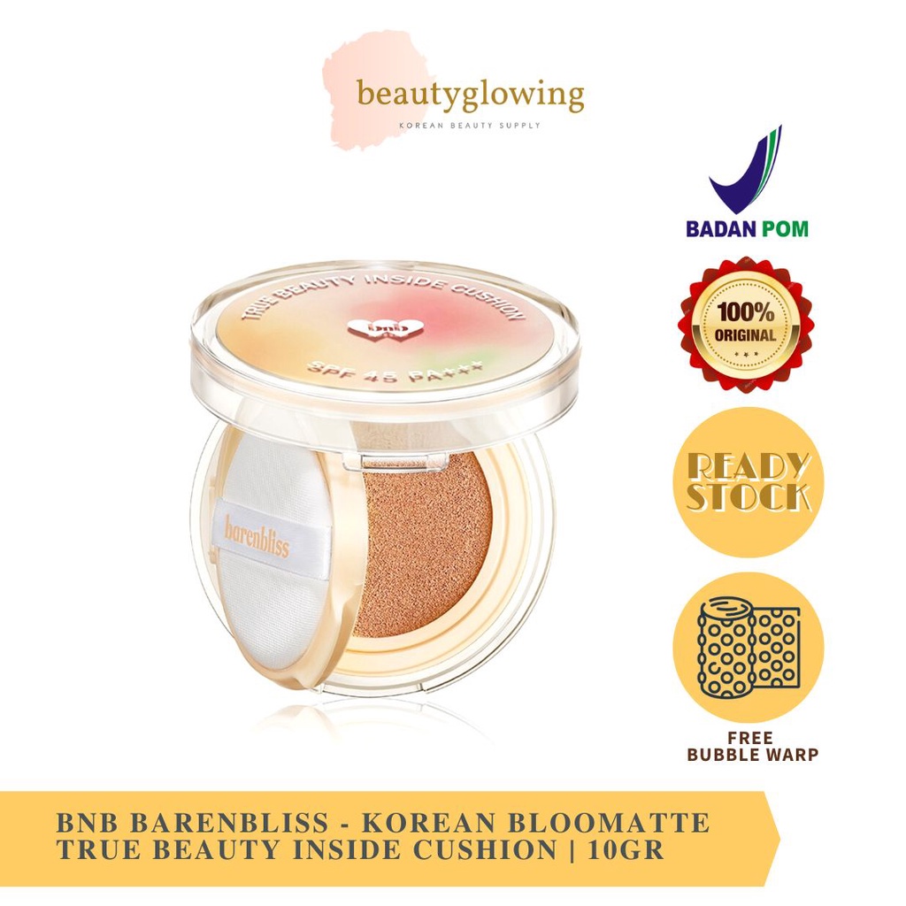 BNB barenbliss Korean Bloomatte True Beauty Inside Cushion「24H Full Coverage」