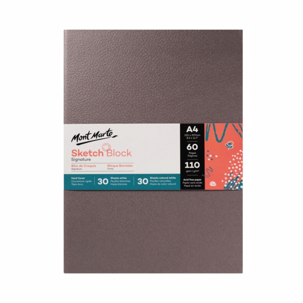 

MM Sketch Blok Hard Cover A4 60 Sheets Type MSB0094