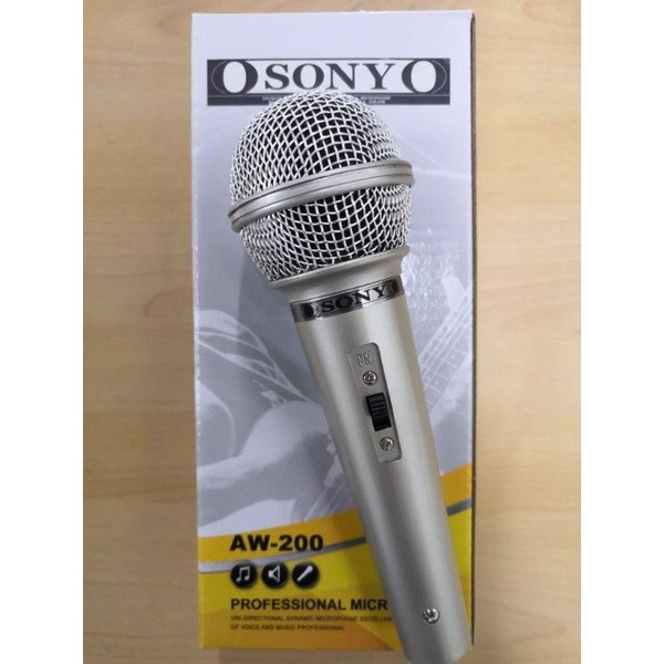 Microphone Profesional Sonny M-200/AW-200 Kualitas Terbaik