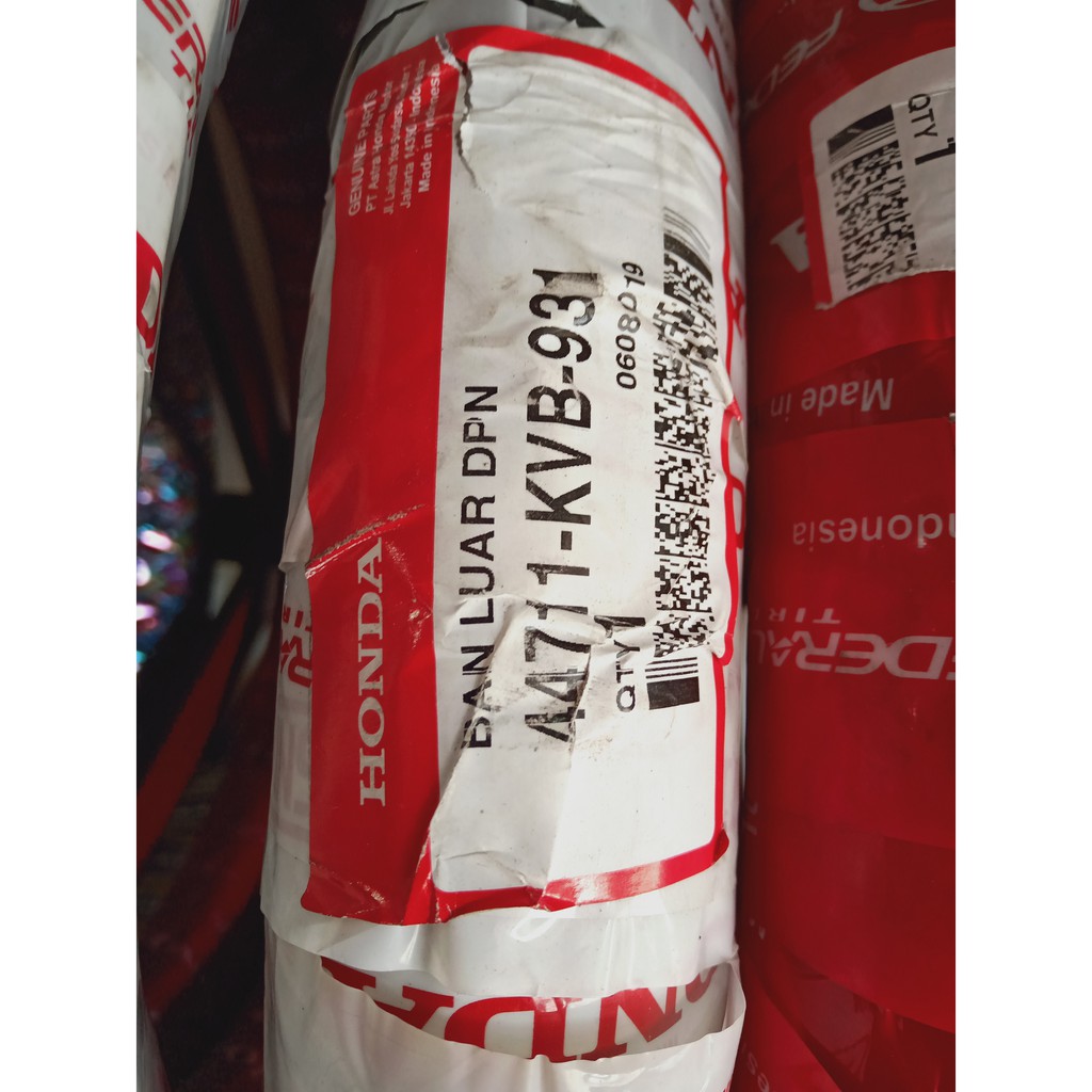 Ban Honda Federal 80 90 Ring 14 Non Tubeless