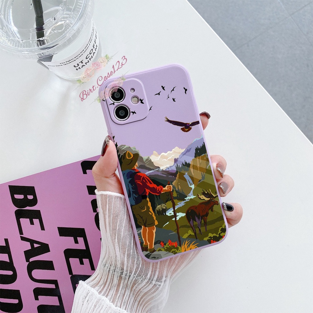 CASE CASING SOFTCASE SILIKON MACARON PELINDUNG KAMERA MOUNTAIN OPPO VIVO SAMSUNG XIAOMI REALME IPHONE ALL TYPE BC6099