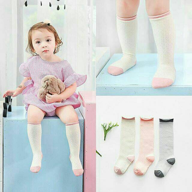 Kaos Kaki Panjang Bayi & Anak Laki-Laki / Perempuan polos lembut