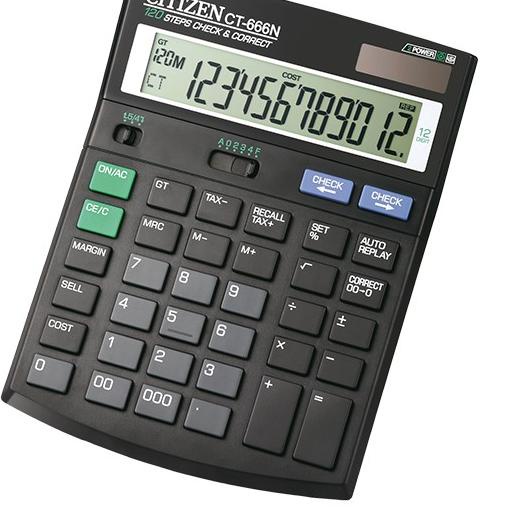 

Terbaru! Kalkulator Citizen CT-666N 12 Digit / Calculator Citizen CT 666 N ✓