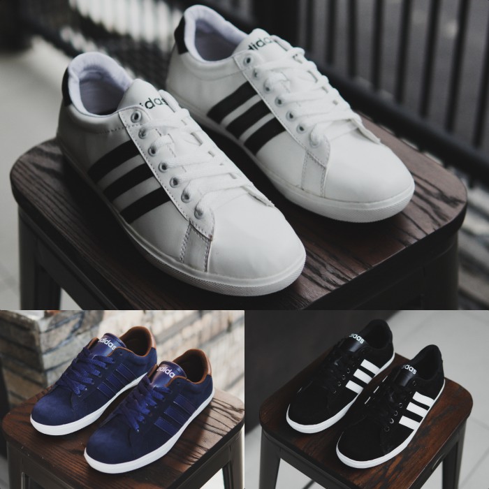 sepatu adidas NEO DERBY sepatu olahraga skeners  cuci gudang murah