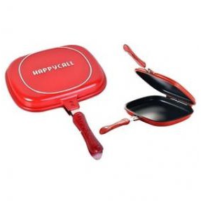 DISKON HAPPY CALL 28 CM / PANCI / DOUBLE PAN / HAPPYCALL/BUKU RESEP INDONESIA PERALATAN MEMASAK