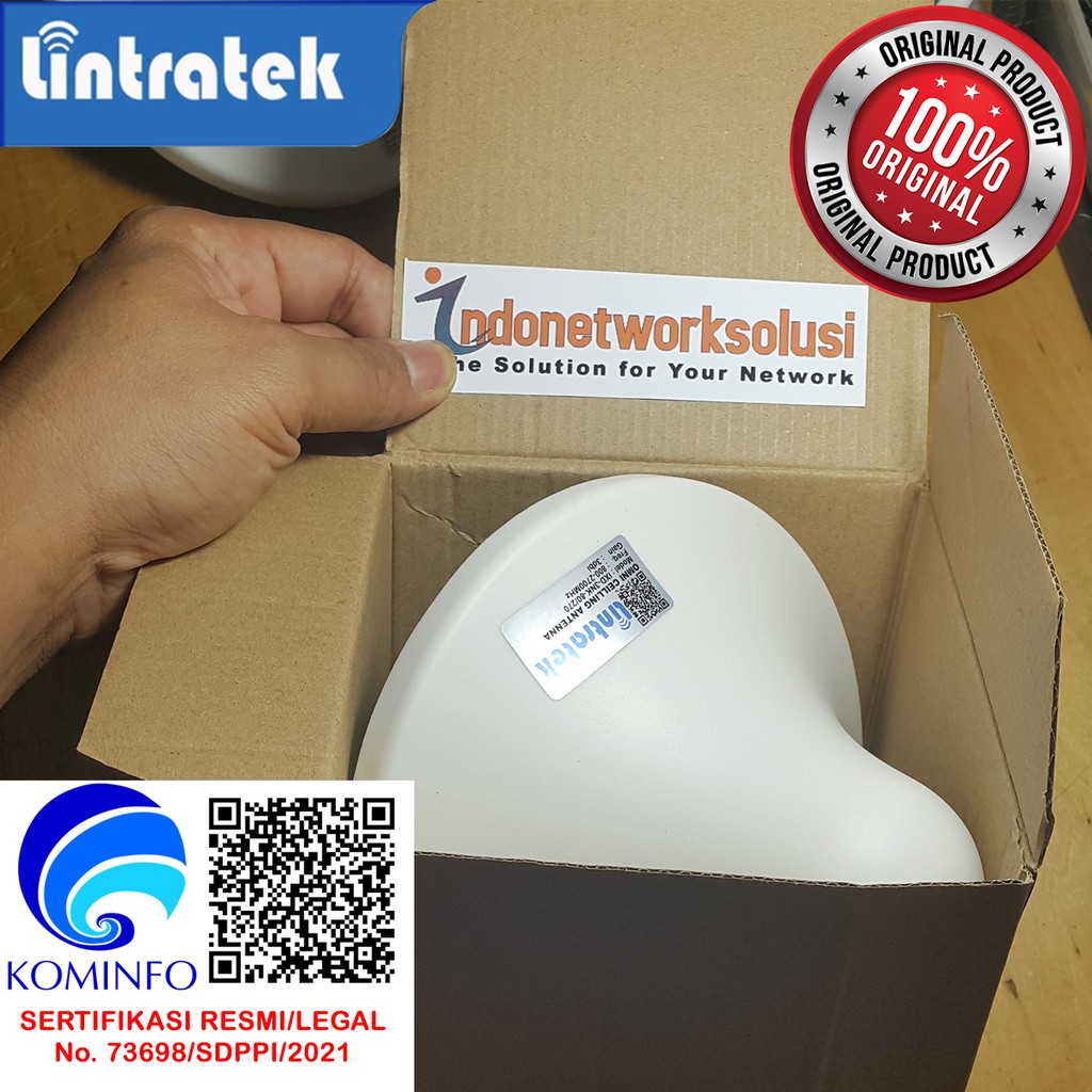 Antena Omni Jamur Ceiling Indoor Penguat Sinyal untuk Alat Repeater GSM 2G 3G 4G Lintratek ORIGINAL