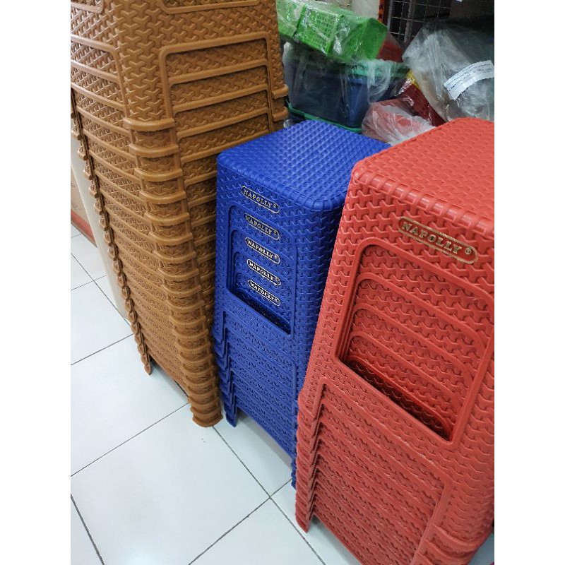 kursi napolly rotan /kursi napolly /kursi baso napolly /kursi plastik napolly original (gojek/grab)