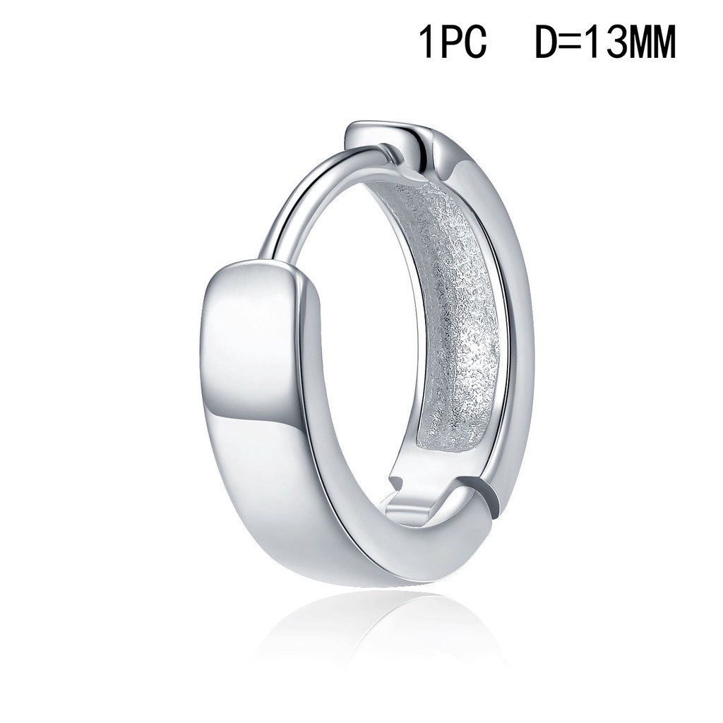 50 buah desain perak Italia 925 anting-anting wanita asli Korea fashion perhiasan anting[tidak mudah luntur] [tidak alergi]-9