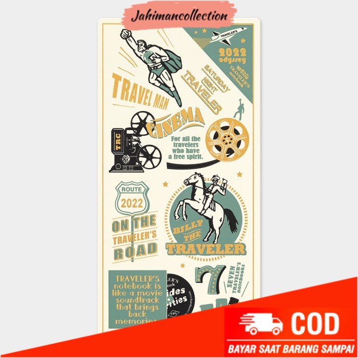 

✨ BISA COD ✨ Traveler's Notebook Plastic Sheet Regular Size PVC 2022