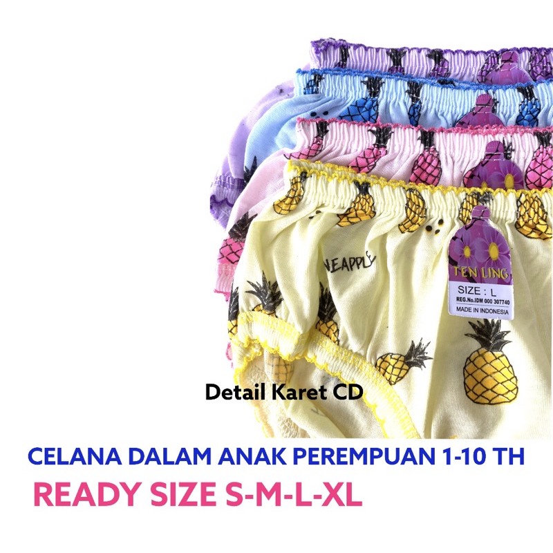 Cd Celana Dalam Anak Bayi Perempuan Cewek Katun Adem Murah 1 3 5 7 10 Tahun Sempak Anak Kancut Anak Cawet Anak Celana Dalam Bokser Anak Perempuan Katun Murah