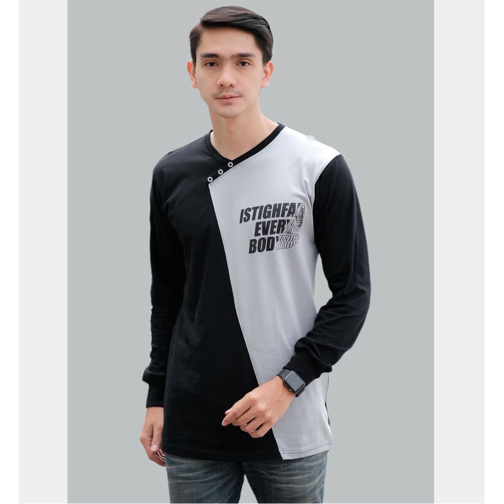 Kaos Dakwah Pria | Baju Kaos Distro | Kaos Islami Islam Solusi - Cotton Combad 24 S - by Annaml-5