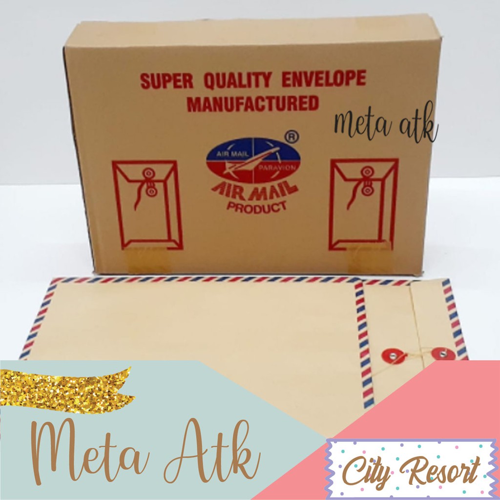 

Amplop Coklat Tali Air Mail 310 (50Lembar)