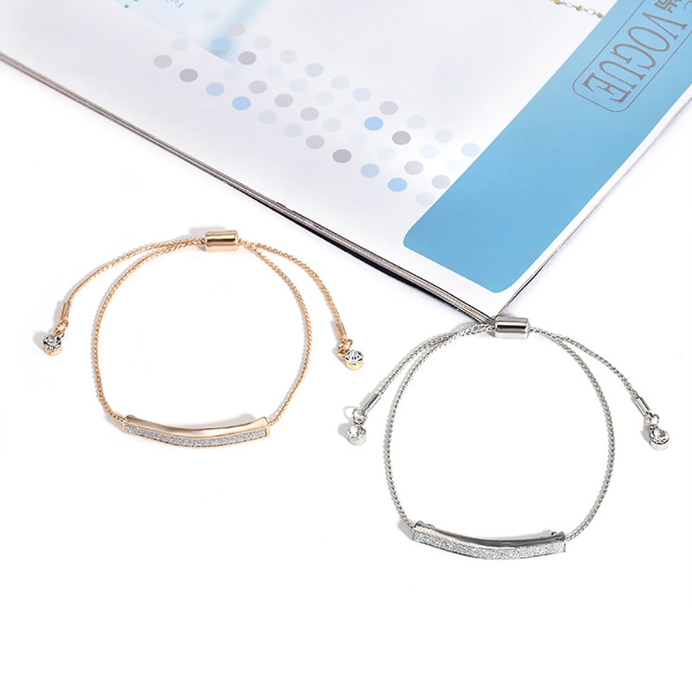 Hu Hu Hu Hu Hu Alat Bantu Pasang Kacamata♡ Gelang Bangle Wanita Model Terbuka Aksen Berlian Imitasi Minimalis Untuk Pesta