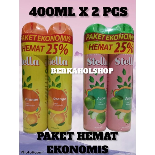 STELLA PENGHARUM RUANGAN (2 X 400 ML)PAKET EKONOMIS