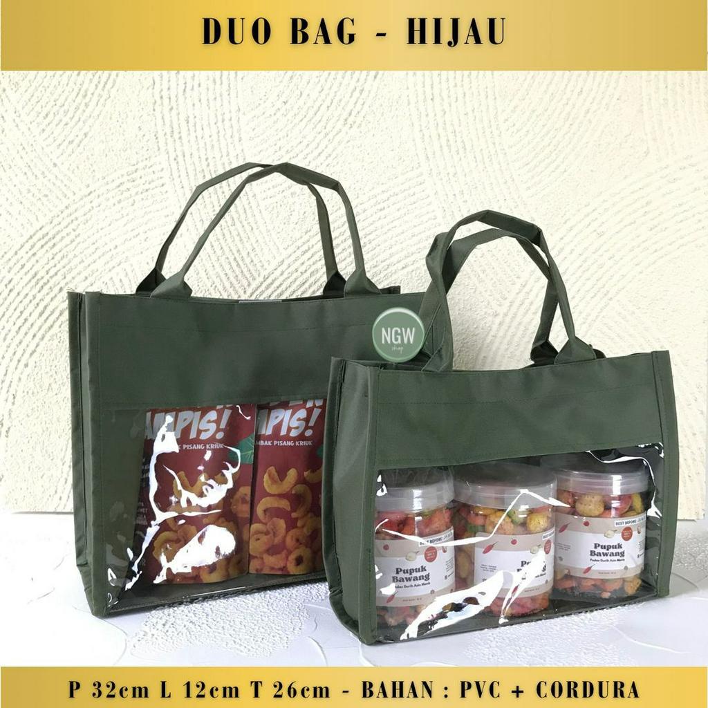 

Tas hampers DUO bag pvc cordura waterproof goodie bag event