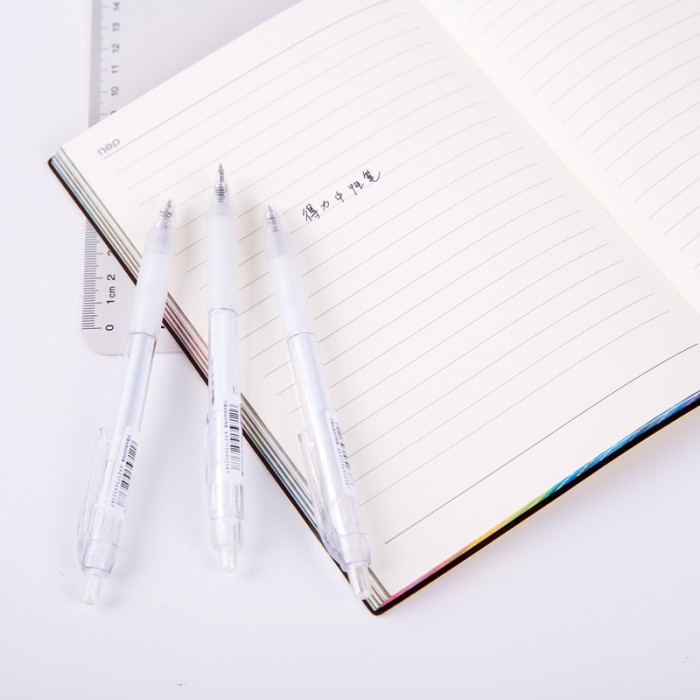 

TULIS-ALAT- DELI GEL PEN PULPEN GEL RETRACTABLE TINTA HITAM 0.5MM A057B-01 -ALAT-TULIS.